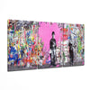 Charlie Chaplin - Banksy Glass Art by Insigneart USA
