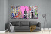 Charlie Chaplin - Banksy Glass Art by Insigneart USA