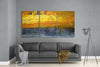 Abstract Yellow Glass Art by Insigneart USA