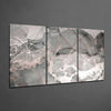 Gray Dance Glass Art by Insigneart USA