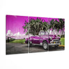 Purple Classic Car Glass Art by Insigneart USA