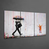 Color of Rain Mega Glass Wall Art by Insigneart USA