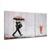 Color of Rain Mega Glass Wall Art by Insigneart USA