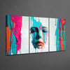 Face of Her Mega Glass Wall Art by Insigneart USA