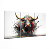 Bull Mega Glass Wall Art by Insigneart USA