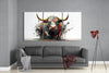 Bull Mega Glass Wall Art by Insigneart USA
