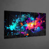 Colors of Space Mega Glass Wall Art by Insigneart USA