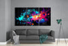 Colors of Space Mega Glass Wall Art by Insigneart USA