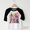 Pink Haunted House Boo Shirt - Halloween Shirt by Madi Moosh