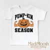 Pump - Kin Season Pumpkin Shirt - Halloween Shirt by Madi Moosh