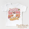 Think Thighs And Spooky Vibes Shirt - Halloween Shirt by Madi Moosh