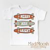 Merry And Bright Skater Christmas Shirt - Christmas Shirt by Madi Moosh