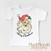 Merry Christmas Santa Shirt - Christmas Shirt by Madi Moosh