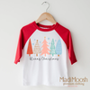 Merry Christmas Trees Shirt - Christmas Shirt by Madi Moosh
