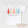 Merry Christmas Trees Shirt - Christmas Shirt by Madi Moosh