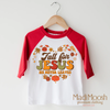 Fall For Jesus He Never Leaves Shirt by Madi Moosh