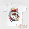 Black Santa Merry Christmas Shirt - Christmas Tee by Madi Moosh