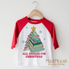 All Booked For Christmas Shirt - Christmas Book Tee by Madi Moosh