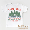 Fresh Farm Christmas Trees Shirt - Christmas Tee by Madi Moosh