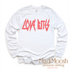 Love Bites Retro Valentine's Shirt - Rocker Valentine Tee by Madi Moosh