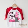 You Make My Heart Melt Valentine's Day Shirt - Lava Lamp Valentine Tee by Madi Moosh