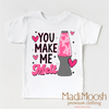 You Make My Heart Melt Valentine's Day Shirt - Lava Lamp Valentine Tee by Madi Moosh