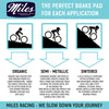 Miles Racing - Disc Brake Pads - Semi Metallic - SHIMANO TEKTRO TRP - MI-MET-25 by ZEITBIKE