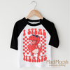 I Steal Hearts Dinosaur Valentine's Day Shirt - Valentine Tee by Madi Moosh