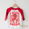 I Steal Hearts Dinosaur Valentine's Day Shirt - Valentine Tee by Madi Moosh