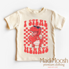 I Steal Hearts Dinosaur Valentine's Day Shirt - Valentine Tee by Madi Moosh