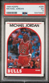 Graded 1989 Hoops Michael Jordan #200 Basketball Card PSA 5 EX
