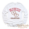 Howdy Valentine Valentine's Day Shirt - Western Valentine Tee by Madi Moosh