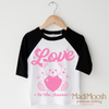 Love Is The Answer Valentine's Day Shirt - Valentine Tee by Madi Moosh