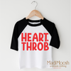 Heart Throb Valentine's Day Shirt - Valentine Tee by Madi Moosh