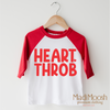 Heart Throb Valentine's Day Shirt - Valentine Tee by Madi Moosh