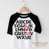 ABC I Love You Valentine's Day Shirt - Alphabet Valentine Tee by Madi Moosh