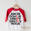 ABC I Love You Valentine's Day Shirt - Alphabet Valentine Tee by Madi Moosh