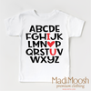 ABC I Love You Valentine's Day Shirt - Alphabet Valentine Tee by Madi Moosh