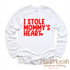 I Stole Mommy's Heart Valentine's Day Shirt - Valentine Tee by Madi Moosh