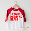 I Stole Mommy's Heart Valentine's Day Shirt - Valentine Tee by Madi Moosh