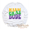 Mardi Gras Dude Shirt - Mardi Gras Tee by Madi Moosh