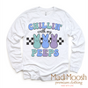Chillin With My Peeps Easter Bunny Shirt - Kids Easter Tee by Madi Moosh