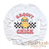 Groovy Chick Easter Shirt - Retro Easter Chicken Tee by Madi Moosh