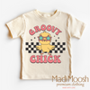 Groovy Chick Easter Shirt - Retro Easter Chicken Tee by Madi Moosh