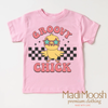 Groovy Chick Easter Shirt - Retro Easter Chicken Tee by Madi Moosh