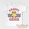 Groovy Chick Easter Shirt - Retro Easter Chicken Tee by Madi Moosh