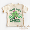 I'm The Cutest Clover In The Patch St. Patrick's Day Shirt - Kids St. Patrick's Day Tee by Madi Moosh