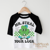 Mr. Steal Your Luck St. Patrick's Day Shirt - St. Patrick's Day Kids Tee by Madi Moosh