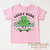 Lucky Dude St. Patrick's Day Shirt - Kids St. Patrick's Day Tee by Madi Moosh