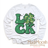 Luck Shamrock Retro St. Patrick's Day Shirt - Kids St Patrick's Day Tee by Madi Moosh